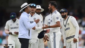 Tensions Boil Over as Prasidh Krishna, KL Rahul, and Joe Root Clash with Umpire Kumar Dharmasena in Heated On-Field Exchange