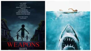 'Weapons' Slices Through Competition to Reclaim Box Office Crown; 'Jaws' Rerelease Bites into Second Place Over Labor Day Weekend
