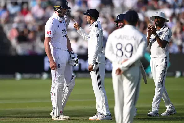 Gill's visible frustration with Crawley at Lord's