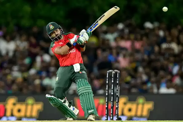 Shamim Hossain's impressive 48 off 27 balls in the second T20I
