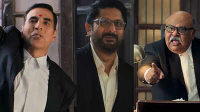 'Jolly LLB 3’ teaser: Akshay Kumar and Arshad Warsi’s hilarious face-off in the courtroom leaves Judge Saurabh Shukla in trouble