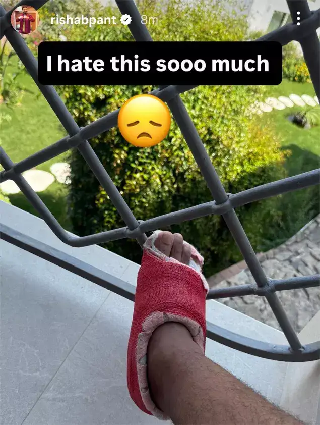'I hate this so much': Frustrated Rishabh Pant shares injury struggle on social media